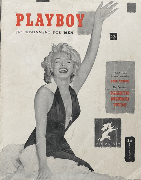 Обложка первого выпуска Playboy 1953 года с Мэрилин Монро, ставшая символом начала сексуальной революции и взлета бренда