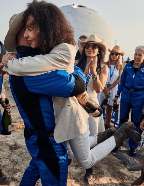 Джефф Безос с мамой