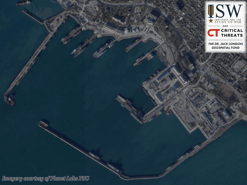 Корабли ЧФ РФ в Новороссийске в декабре