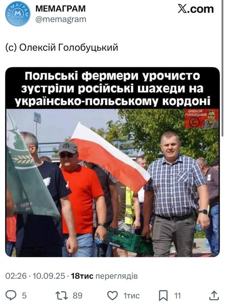 Мемы об атаке ВС РФ в Польше