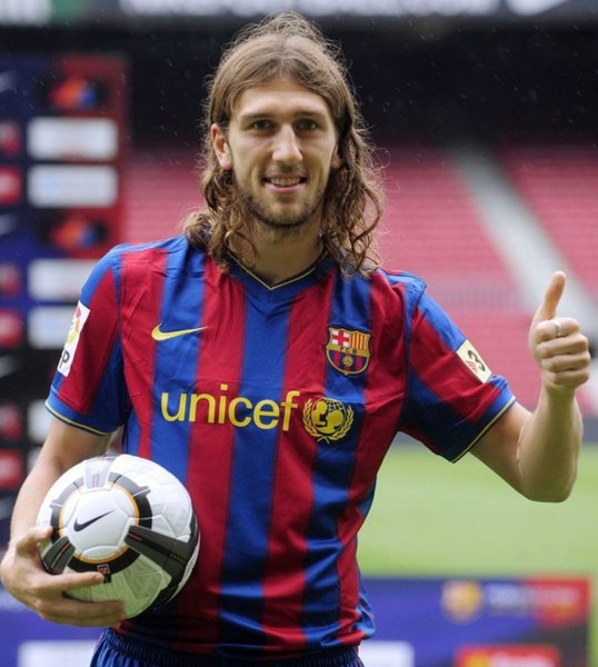 Дмитро Чигринський у формі Барселони, одного з провідних клубів Іспанії