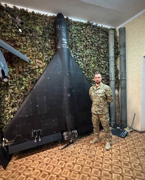 Военный ВСУ возле Шахеда