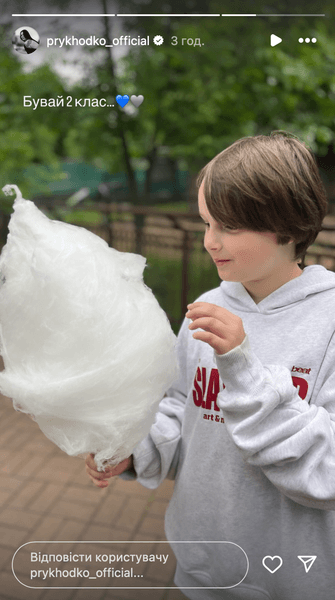 Син Анастасії Приходько
