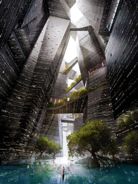 Line City в Саудівській Аравії, будівництво, грандіозний проєкт, фото, місто майбутнього, Неом