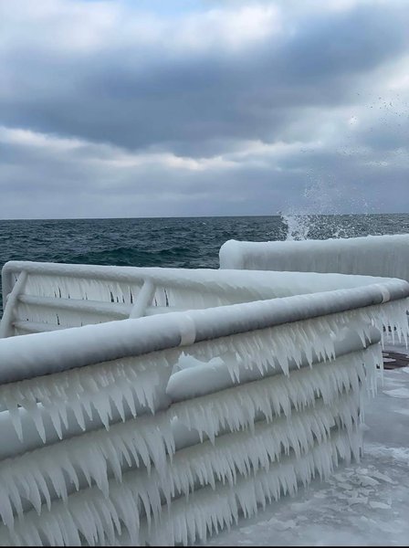 ланжерон лед пляж