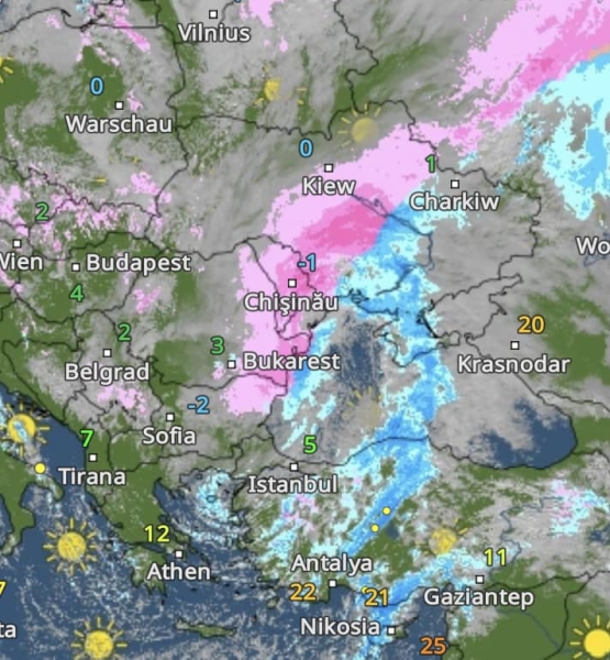 Негода в Україні негода, прогноз погоди, Україна, синоптикиня, снігопад, штормове попередження