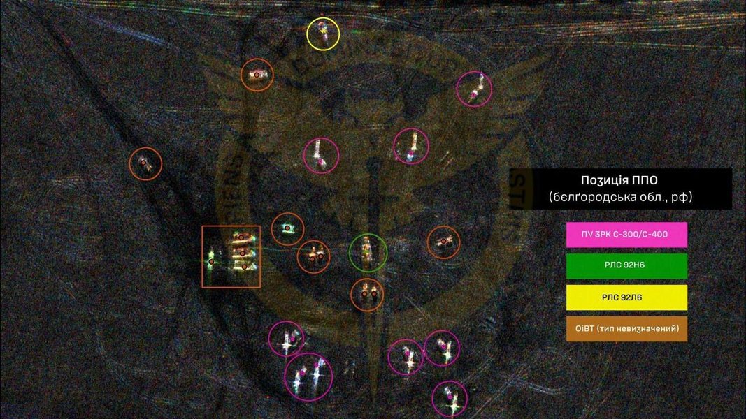 ПВО, Белгородская область, спутник