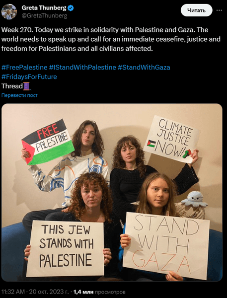 грета тунберг палестина, грета тунберг, палестина, сектор газа, протест