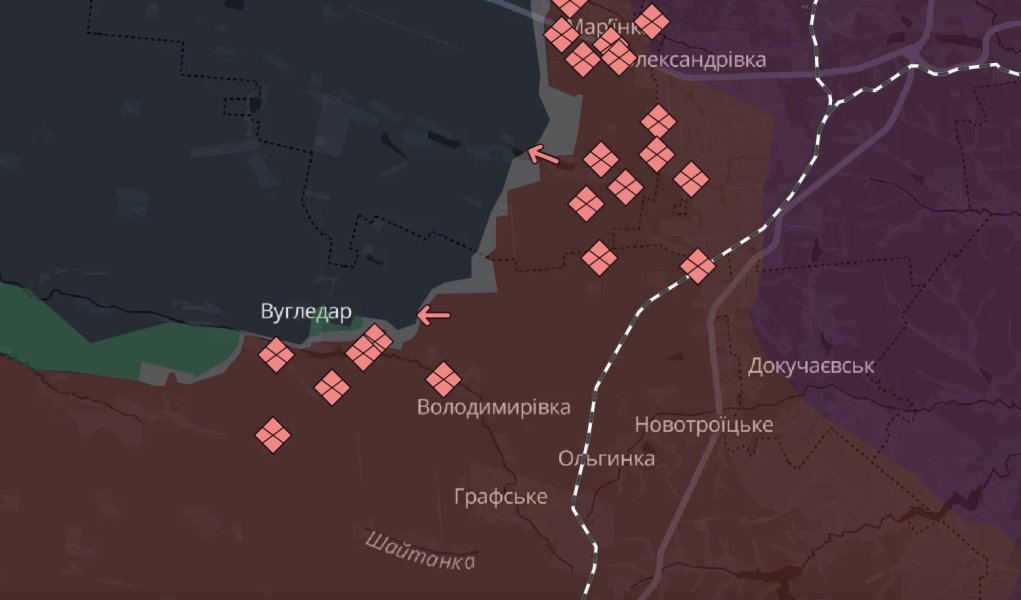 Донбас карта Карта бойових дій