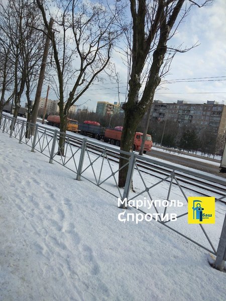 Мариуполь, колонна РФ, военная колонна, ВС РФ