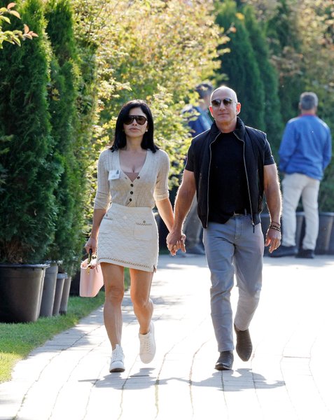 Лорен Санчес и Джефф Безос