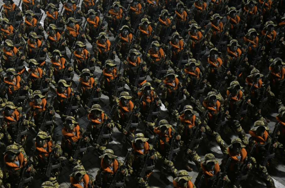 Военный парад в Северной Корее