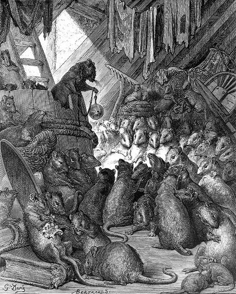 гравюра, Гюстав Доре, крысы