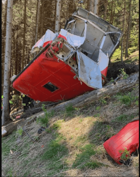 италия, канатная дорога, обрыв, катастрофа