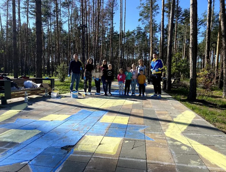 мурал мрия, мрия гостомель, мурал гостомель, мурал гостомель мрия