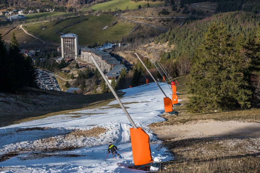 Траси без снігу в Альпах