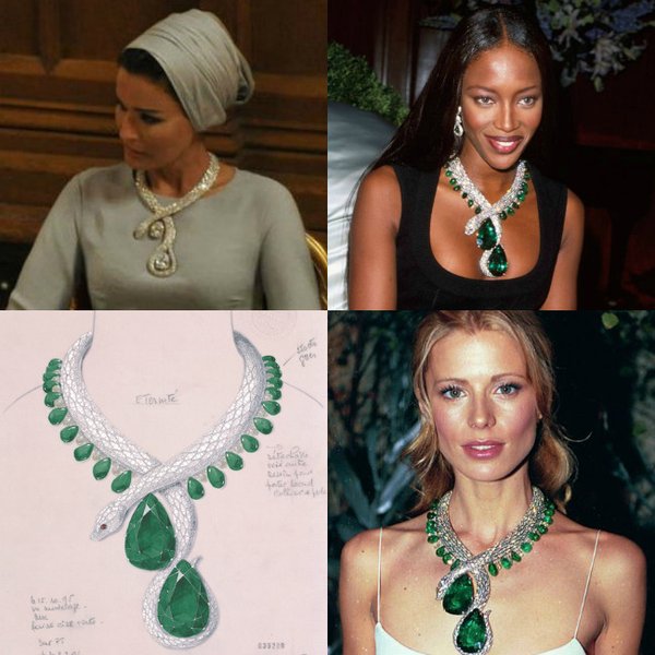 шейха моза кольє змія