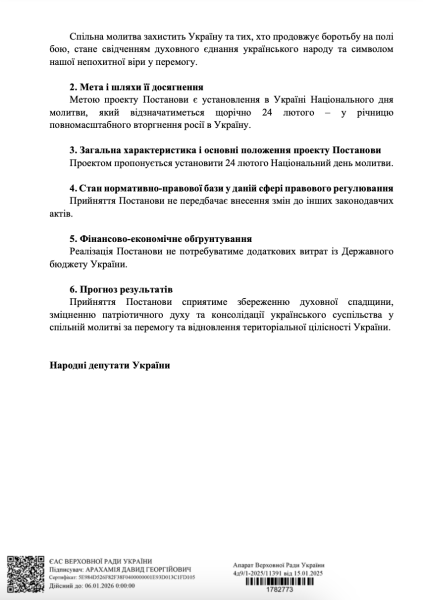 Верховна Рада, Національний день молитви, День молитви, молитва 24 лютого, Боже великий єдиний, Національний день молитви в Україні, постанова 12412, постанова про Національний день молитви, загальнонаціональна молитва