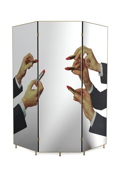 ширма, зеркало, предметный дизайн, роспись по текстилю