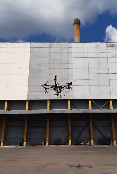 Беспилотник для дезинфекции территории