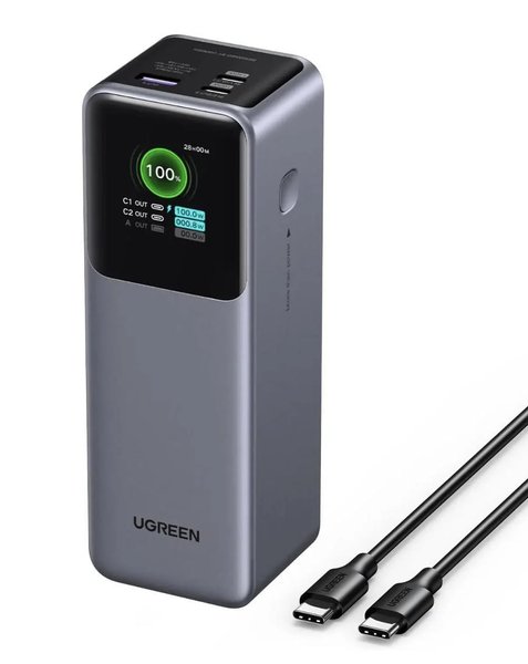 Повербанк Ugreen Nexode 25 000 мАч 200 Вт