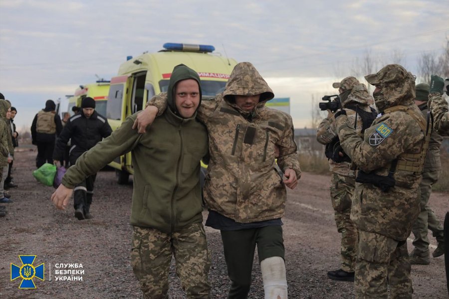 Обмен пленными Украина