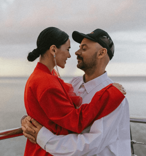 Михаил Клименко с женой