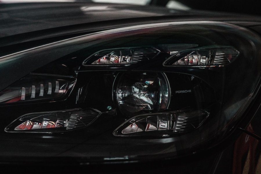 porsche cayenne, фары