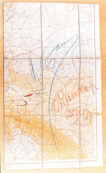 Карта раздела Польши