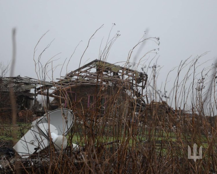 Работино, руины после боев