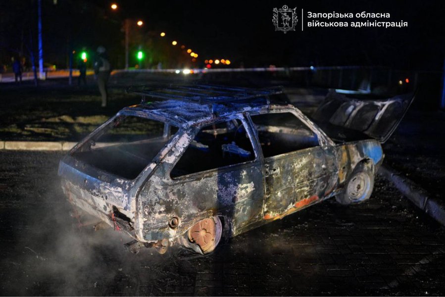 ЗС РФ влучили "Шахедом" по по спально району Запоріжжя