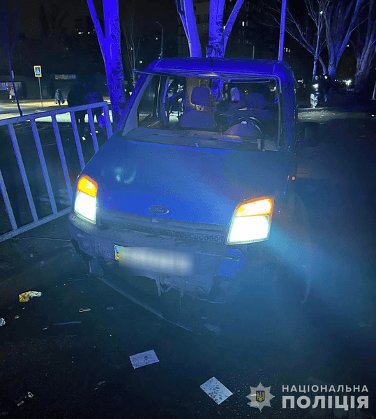 ДТП в Днепре, ДТП Днепр 1 декабря, автомобиль Ford, ДТП Днепр 1 декабря