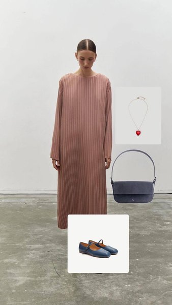 Платье прямого кроя