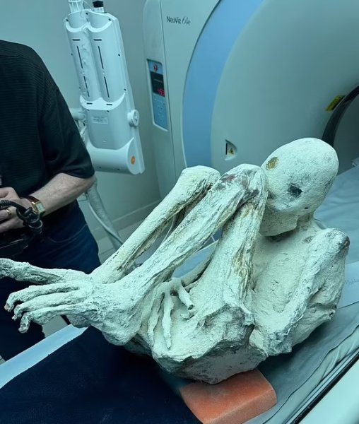 Мумия извънземно Мумии на извънземни от Перу, редки метали и сплави, открити в телата на извънземни