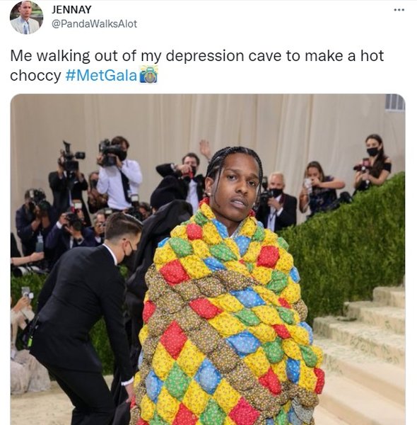 Met Gala 2021, мем, ASAP Rocky