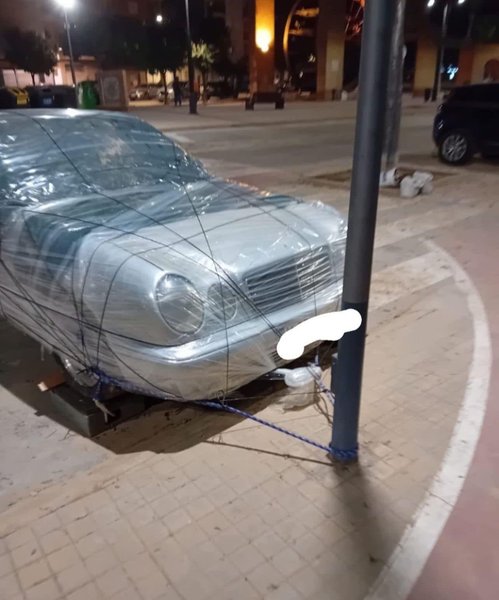 малага испания потоп машины