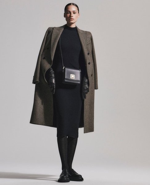 серое пальто, модное пальто, модные тренды