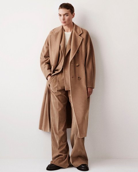 бежевое пальто, модное пальто, тренды 2023