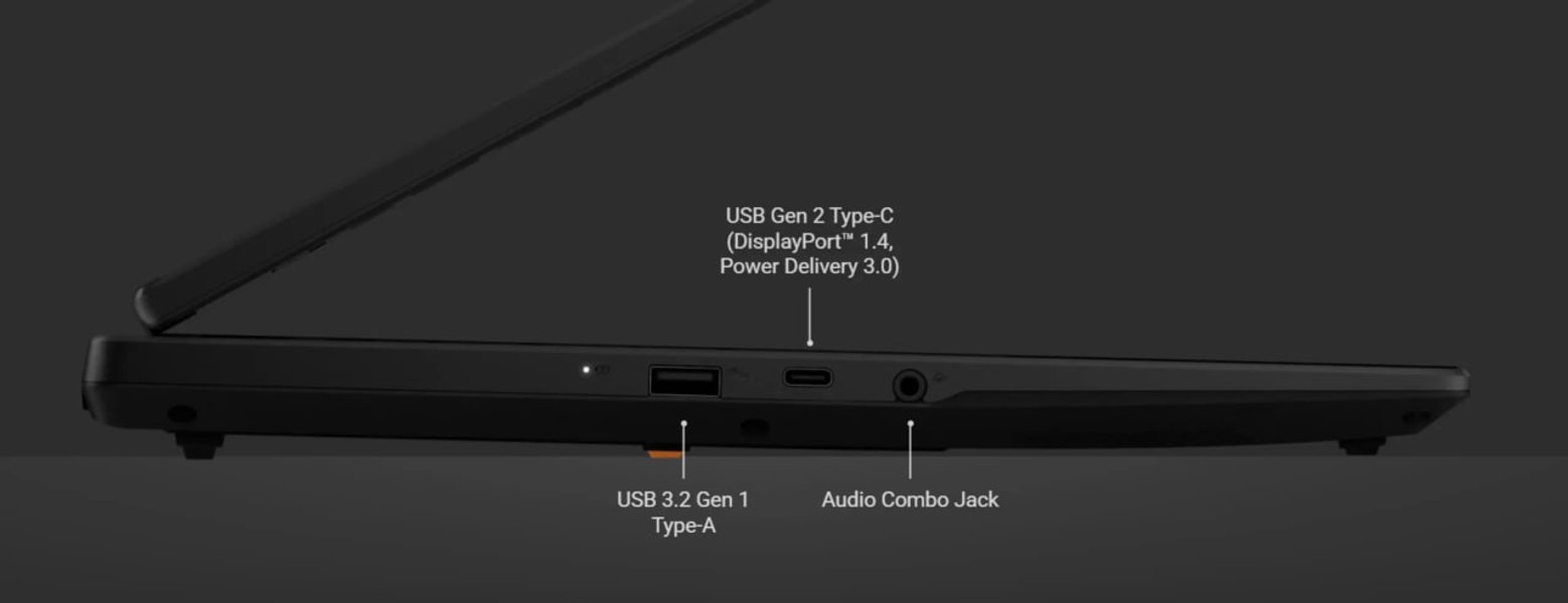 Порты Asus TUF Gaming 16 (2026)