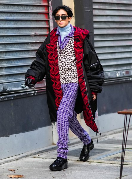 мужское пальто, модное пальто, пальто оверсайз