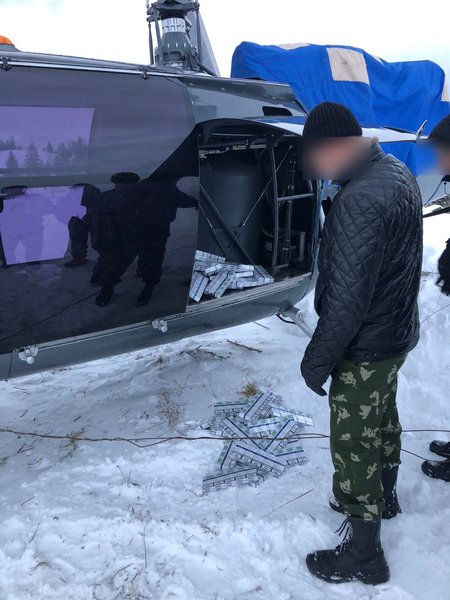 Вертолет, контрабанда