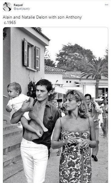 Ален Делон, Натали Делон, сын