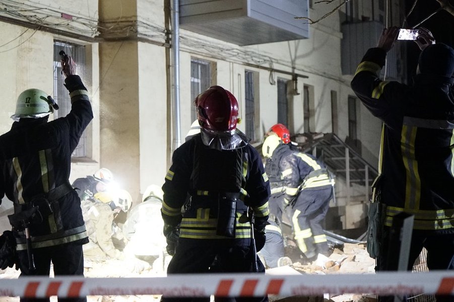 Последствия обстрела Харькова