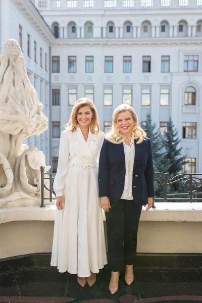 Елена Зеленская, первая леди Украины, супруга президента Украины, фото, жена Нетаньяху