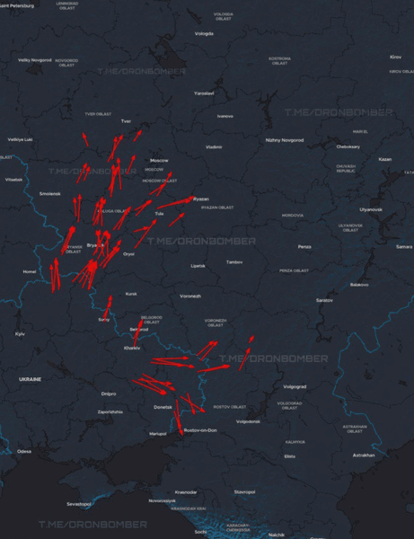 маршрути руху БПЛА