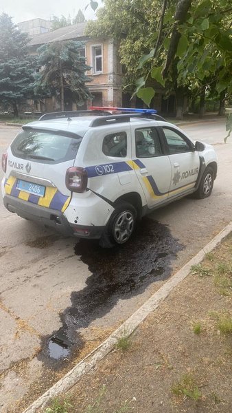 Атака на автомобиль полиции