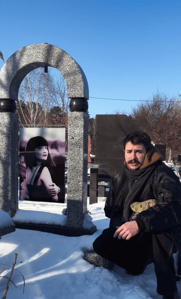 Ярослав Грубич съездил на могилу сестры