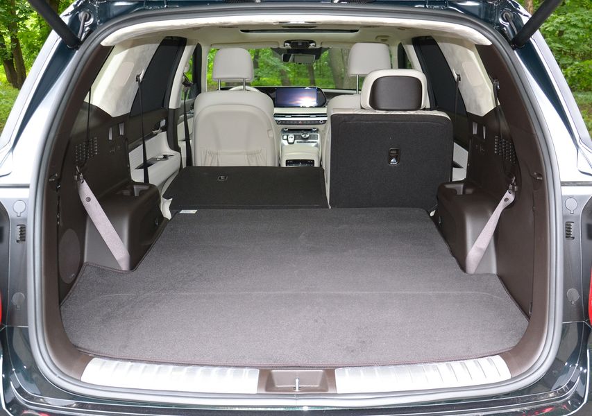 багажник хюндай палисад, Hyundai Palisade 2023, Hyundai Palisade, новый Hyundai Palisade, кроссовер Hyundai