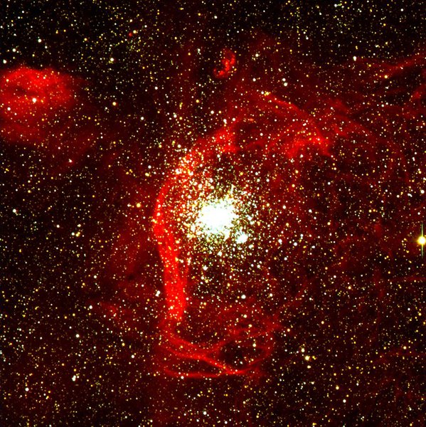 NGC 1850, звездное скопление, Большое Магелланово Облако