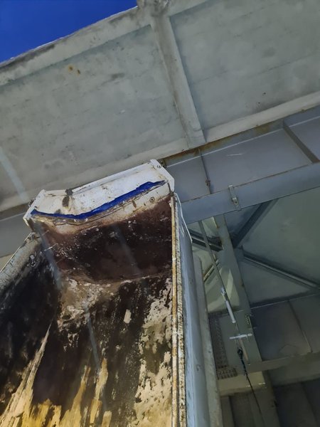 самосвал, путепровод, авария